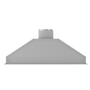 ZLINE 46" Ducted Wall Mount Range Hood Insert in Outdoor Approved Stainless Steel (695-304-46)