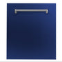 ZLINE 24" Dishwasher Panel in Blue Gloss with Traditional Handle (DP-BG-24)