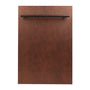 ZLINE 18 in. Dishwasher Panel in Hand-Hammered Copper with Modern Handle (DP-HH-18)