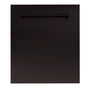 ZLINE 24 in. Dishwasher Panel in Oil Rubbed Bronze with Traditional Handle (DP-ORB-H-24)
