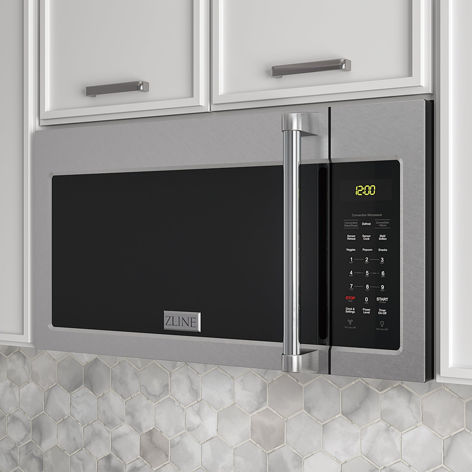 ZLINE 30 in. Over the Range Convection Microwave Oven with Traditional Handle and Color Options (MWO-OTR-H)