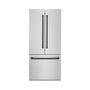 ZLINE Autograph Edition 36 in. 19.6 cu. ft. French Door Built-In Bottom Freezer Refrigerator with Water Dispenser and Ice Maker in Stainless Steel with Matte Black Accents (RBIVZ-304-36-MB)