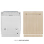 ZLINE Autograph Edition 24" Monument Series 3rd Rack Top Touch Control Tall Tub Dishwasher in Custom Panel Ready with Polished Gold Handle, 45dBa (DWMTZ-24-G)