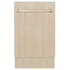 ZLINE Autograph Edition 18” Tallac Series 3rd Rack Top Control Dishwasher in Custom Panel Ready with Matte Black Handle, 51dBa (DWVZ-18-MB)