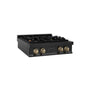 ZLINE Autograph Edition ZLINE Autograph Edition 30" Porcelain Rangetop with 4 Gas Burners in Black Stainless Steel and Champagne Bronze Accents (RTBZ-30-CB)30 in. Porcelain Rangetop with 4 Gas Burners in Black Stainless Steel and Accents (RTBZ-30)