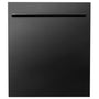 ZLINE 24" Dishwasher Panel in Black Stainless Steel with Modern Handle (DP-BS-H-24)