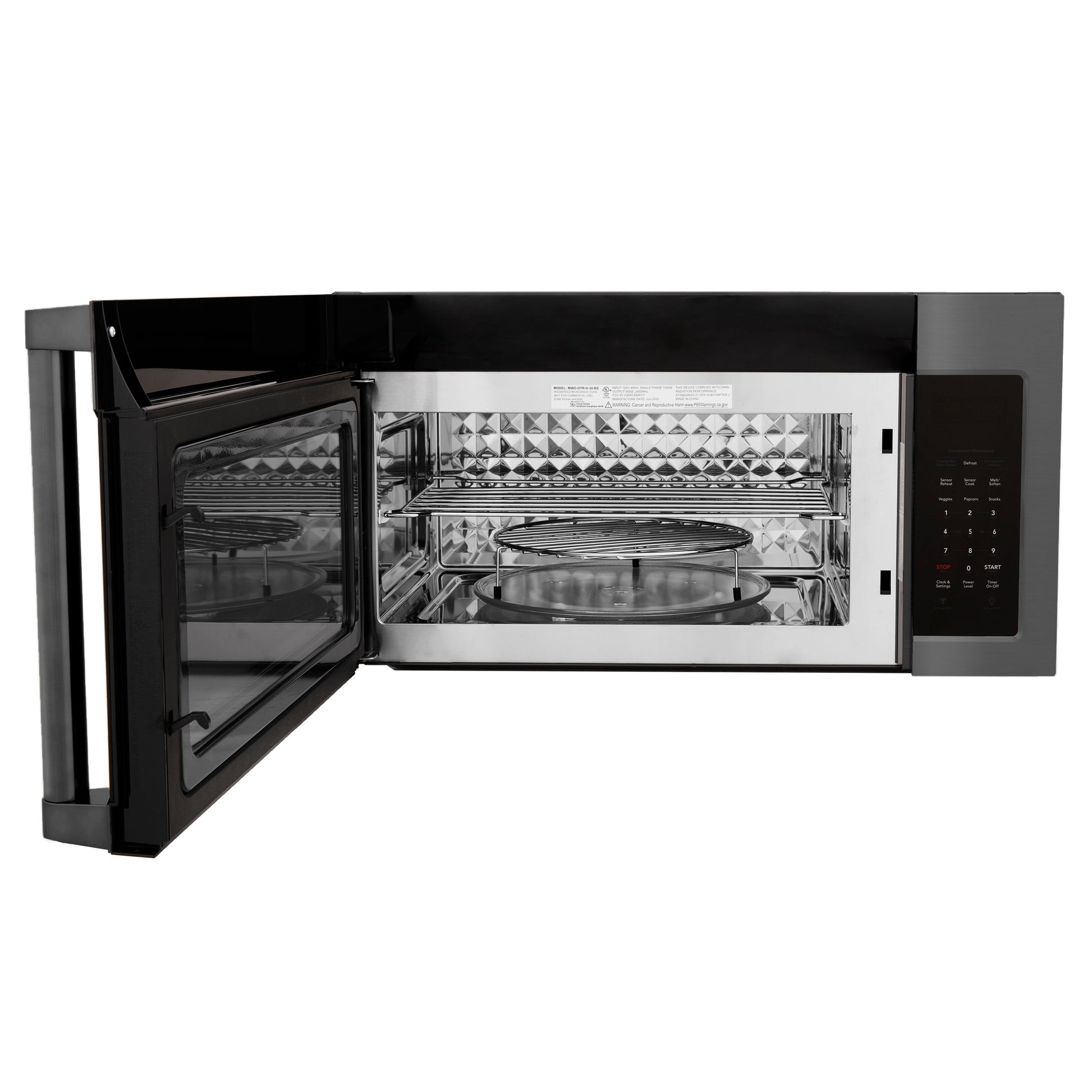 ZLINE 30 in. Over the Range Convection Microwave Oven with Traditional Handle and Color Options (MWO-OTR-H)
