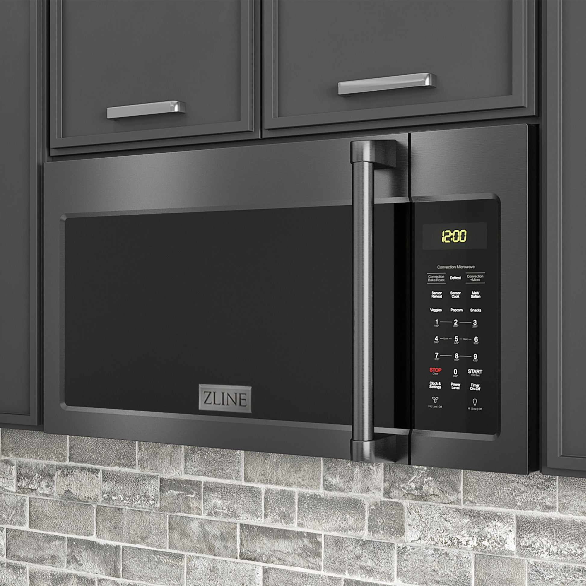 ZLINE 30 in. Over the Range Convection Microwave Oven with Traditional Handle and Color Options (MWO-OTR-H)