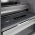 ZLINE Autograph Edition 24 in. 12.5 cu. ft. Column Refrigerator in DuraSnow® Stainless Steel with Graphite Gray Interior and Polished Gold Accents (RCRVZ-SN-24-G)