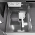 ZLINE Autograph Edition 18 in. 8.6 cu. ft. Panel Ready Right Hinge Column Freezer with Graphite Gray Interior and Polished Gold Accents (RBCFVRZ-18-G)