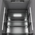 ZLINE Autograph Edition 18 in. 8.6 cu. ft. Panel Ready Right Hinge Column Freezer with Graphite Gray Interior and Polished Gold Accents (RBCFVRZ-18-G)