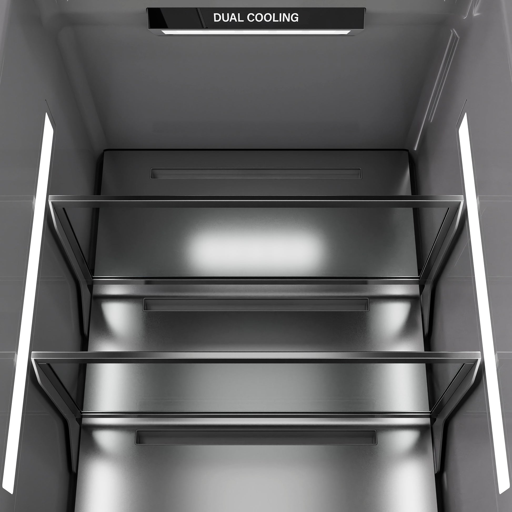 ZLINE 24 in. 12.5 cu. ft. Panel Ready Column Refrigerator with Graphite Gray Interior (RBCRV-24)