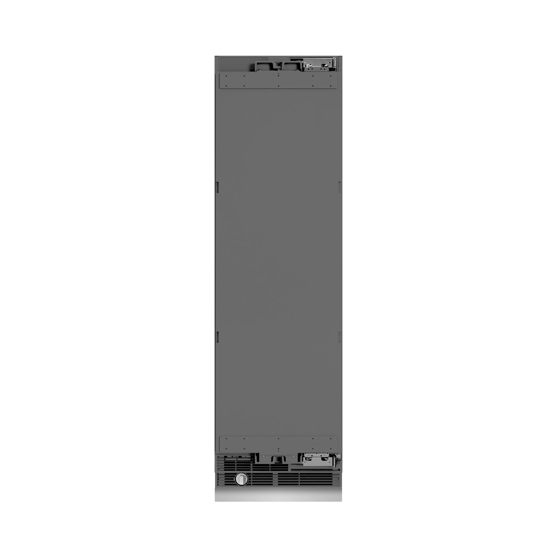 ZLINE 24 in. 12.5 cu. ft. Panel Ready Column Refrigerator with Graphite Gray Interior (RBCRV-24)