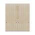 ZLINE Autograph Edition 72 in. 39.6 cu. ft. Panel Ready French Door Built-In Bottom Freezer Refrigerator with Water Dispensers and Ice Makers and Polished Gold Accents (RBITZ-72-G)
