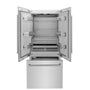 ZLINE 36 in. 19.6 cu. ft. French Door Built-In Bottom Freezer Refrigerator with Water Dispenser and Ice Maker in Satin Stainless Steel (RBIV-SN-36)