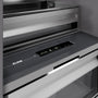 ZLINE Autograph Edition 18 in. 8.6 cu. ft. Right Hinge Column Freezer in Stainless Steel with Graphite Gray Interior and Matte Black Accents (RCFVRZ-30418-MB)