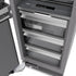 ZLINE Autograph Edition 24 in. 12.4 cu. ft. Column Freezer in Stainless Steel with Graphite Gray Interior and Polished Gold Accents (RCFVZ-30424-G)
