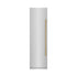 ZLINE Autograph Edition 24 in. 12.4 cu. ft. Column Freezer in Stainless Steel with Graphite Gray Interior and Polished Gold Accents (RCFVZ-30424-G)