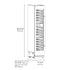 ZLINE Autograph Edition 18 in. 9.0 cu. ft. Triple Zone 68 Bottle Left Hinge Column Wine Cooler in Stainless Steel with Champagne Bronze Accents (RCWVLZ-30418-CB)