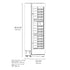ZLINE Autograph Edition 24 in. 12.4 cu. ft. Triple Zone 100 Bottle Column Wine Cooler in Stainless Steel and Polished Gold Accents (RCWVZ-304-24-G)