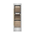 ZLINE Autograph Edition 24 in. 12.4 cu. ft. Triple Zone 100 Bottle Column Wine Cooler in Stainless Steel and Polished Gold Accents (RCWVZ-304-24-G)
