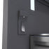 ZLINE Autograph Edition 72 in. 39.6 cu. ft. French Door Built-In Bottom Freezer Refrigerator with Water Dispensers and Ice Makers in Stainless Steel with Graphite Gray Interior and Matte Black Accents (GRBITZ-304-72MB)