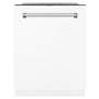 ZLINE 24 in. Monument Series 3rd Rack Top Touch Control Dishwasher with White Matte Panel, 45dBa (DWMT-WM-24)
