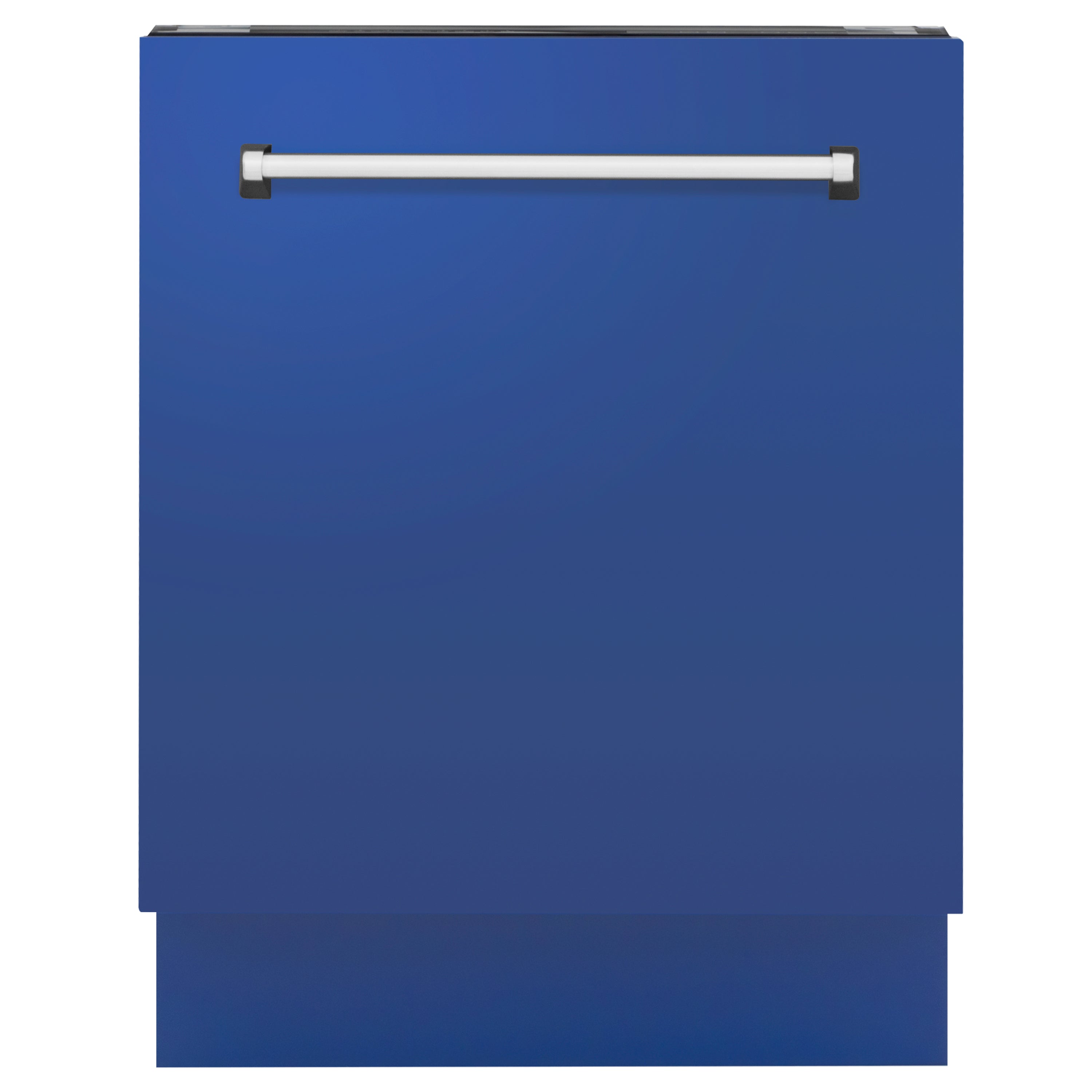 ZLINE 24" Tallac Series 3rd Rack Tall Tub Dishwasher in Blue Matte with Stainless Steel Tub, 51dBa (DWV-BM-24)