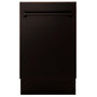 ZLINE 18 in. Tallac Series 3rd Rack Top Control Dishwasher with a Stainless Steel Tub with Oil-Rubbed Bronze Panel, 51dBa (DWV-ORB-18)