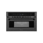 ZLINE 30” 1.6 cu ft. Built-in Convection Microwave Oven in Black Stainless Steel with Speed and Sensor Cooking (MWO-30-BS)
