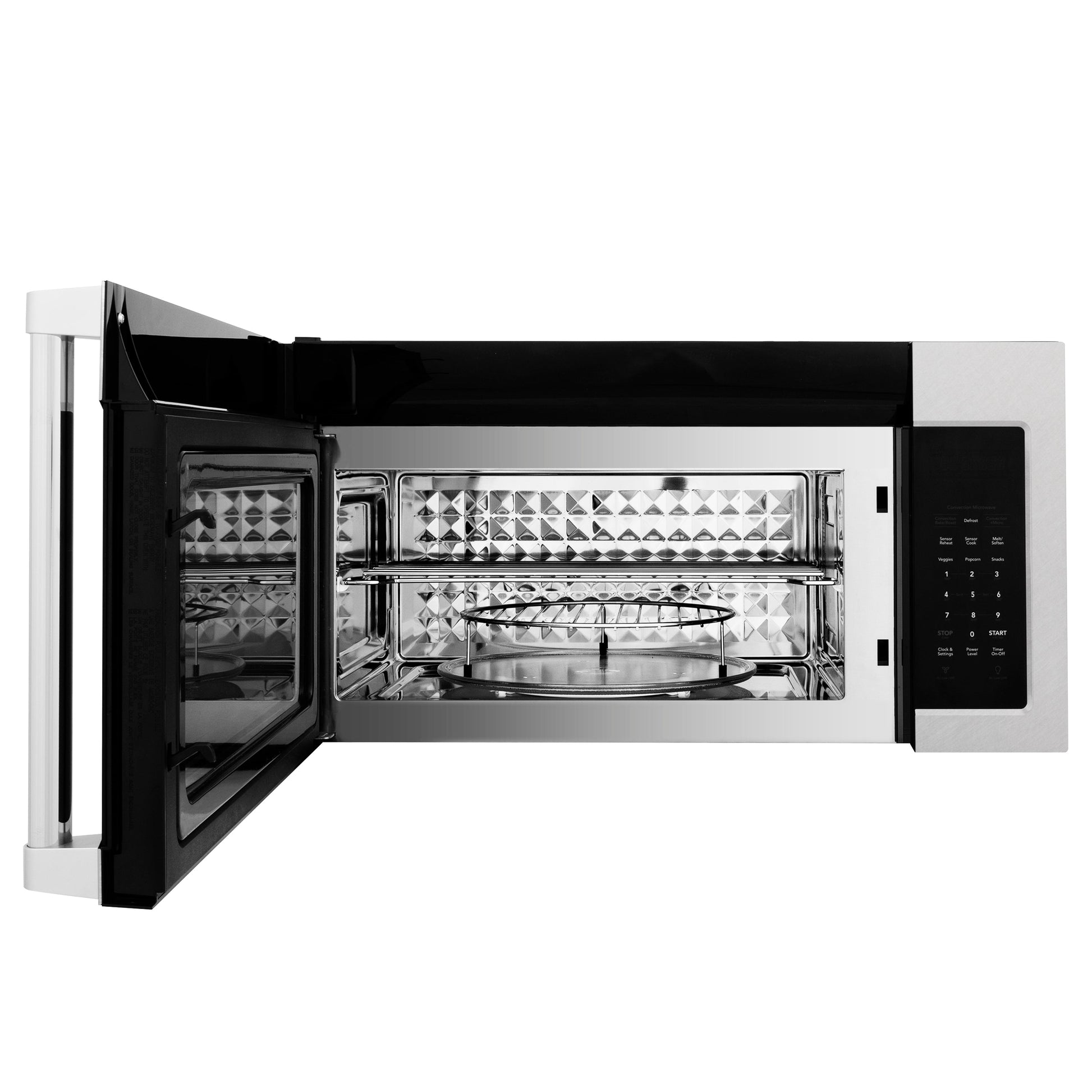 ZLINE 30 in. Over the Range Convection Microwave Oven with Traditional Handle and Color Options (MWO-OTR-H)