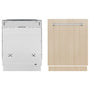 ZLINE 24 in. Monument Series 3rd Rack Top Touch Control Dishwasher in Custom Panel Ready with Stainless Steel Tub, 45dBa (DWMT-24)