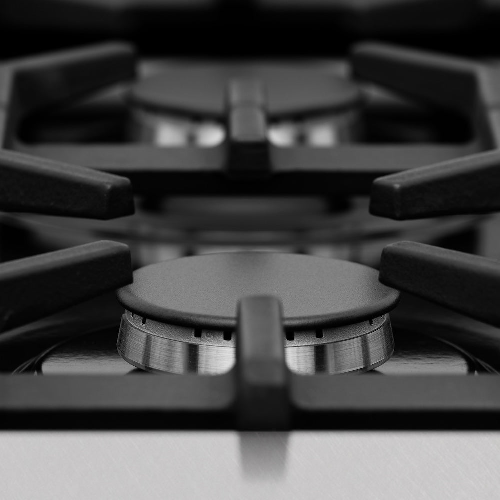 ZLINE 48 in. Legacy Gas Rangetop with 7 Burners and Porcelain Cooktop in DuraSnow® Stainless Steel (RTS-48)