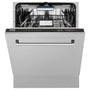 ZLINE 24 in. Tallac Series 3rd Rack Dishwasher with Fingerprint Resistant Stainless Steel Panel and Traditional Handle 51dBa (DWV-SN-24)