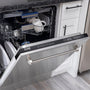 ZLINE 24 in. Tallac Series 3rd Rack Dishwasher with Fingerprint Resistant Stainless Steel Panel and Traditional Handle 51dBa (DWV-SN-24)