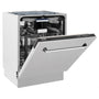 ZLINE 24 in. Tallac Series 3rd Rack Dishwasher with Fingerprint Resistant Stainless Steel Panel and Traditional Handle 51dBa (DWV-SN-24)