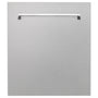 ZLINE 24 in. Tallac Series 3rd Rack Dishwasher with Fingerprint Resistant Stainless Steel Panel and Traditional Handle 51dBa (DWV-SN-24)