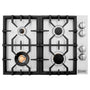 ZLINE 30" Gas Cooktop with 4 Gas Brass Burners (RC-BR-30)