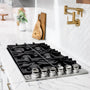 ZLINE Dropin Cooktop in Stainless Steel (Gas) (RC36-PBT)