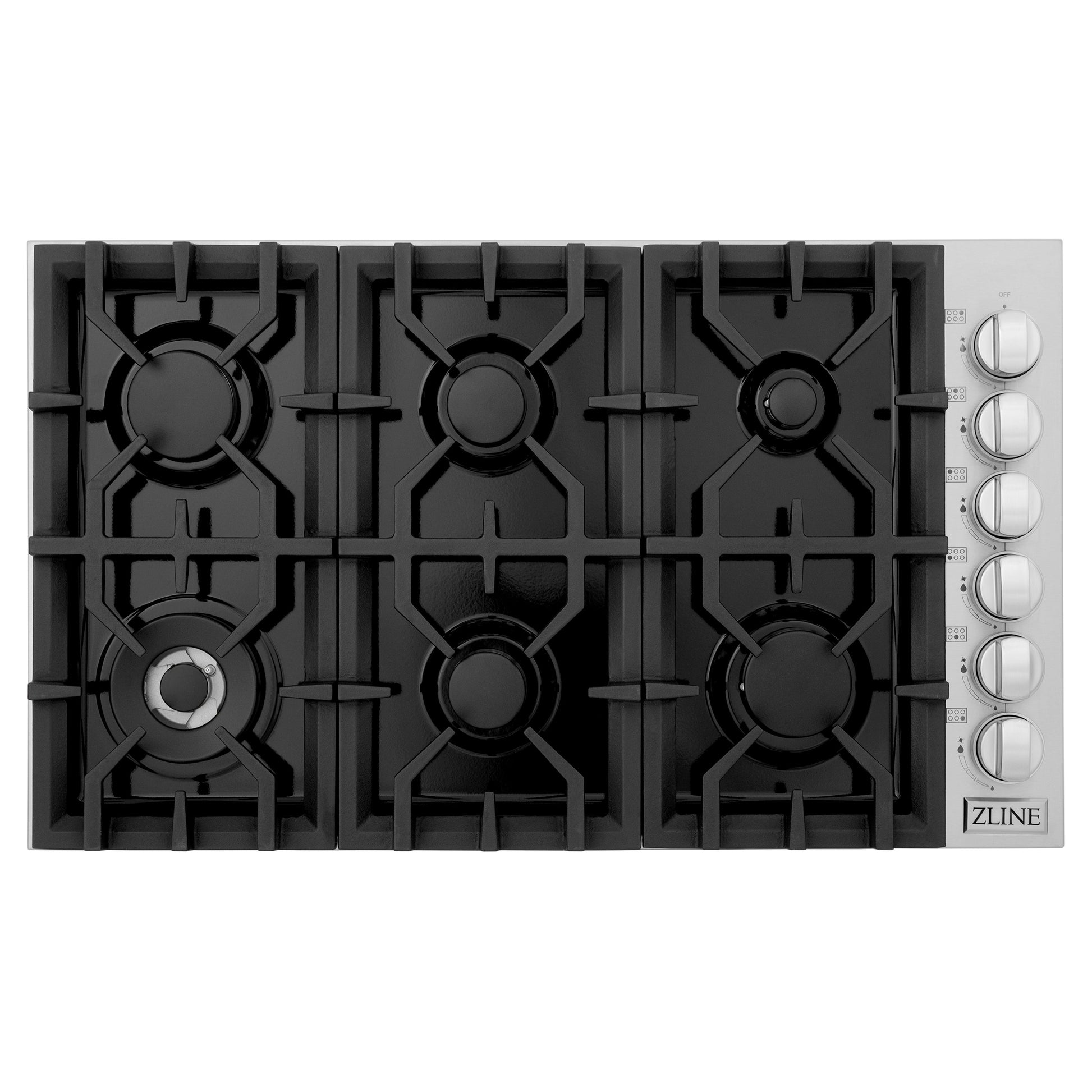 ZLINE Dropin Cooktop in Stainless Steel (Gas) (RC36-PBT)