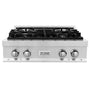 ZLINE 30 in. Legacy Gas Rangetop with 4 Burners and Porcelain Cooktop in Stainless Steel (RT30)