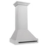 ZLINE Autograph Edition 30" Fingerprint Resistant Stainless Steel Range Hood with Matte Black Handle (8654SNZ-30-MB)