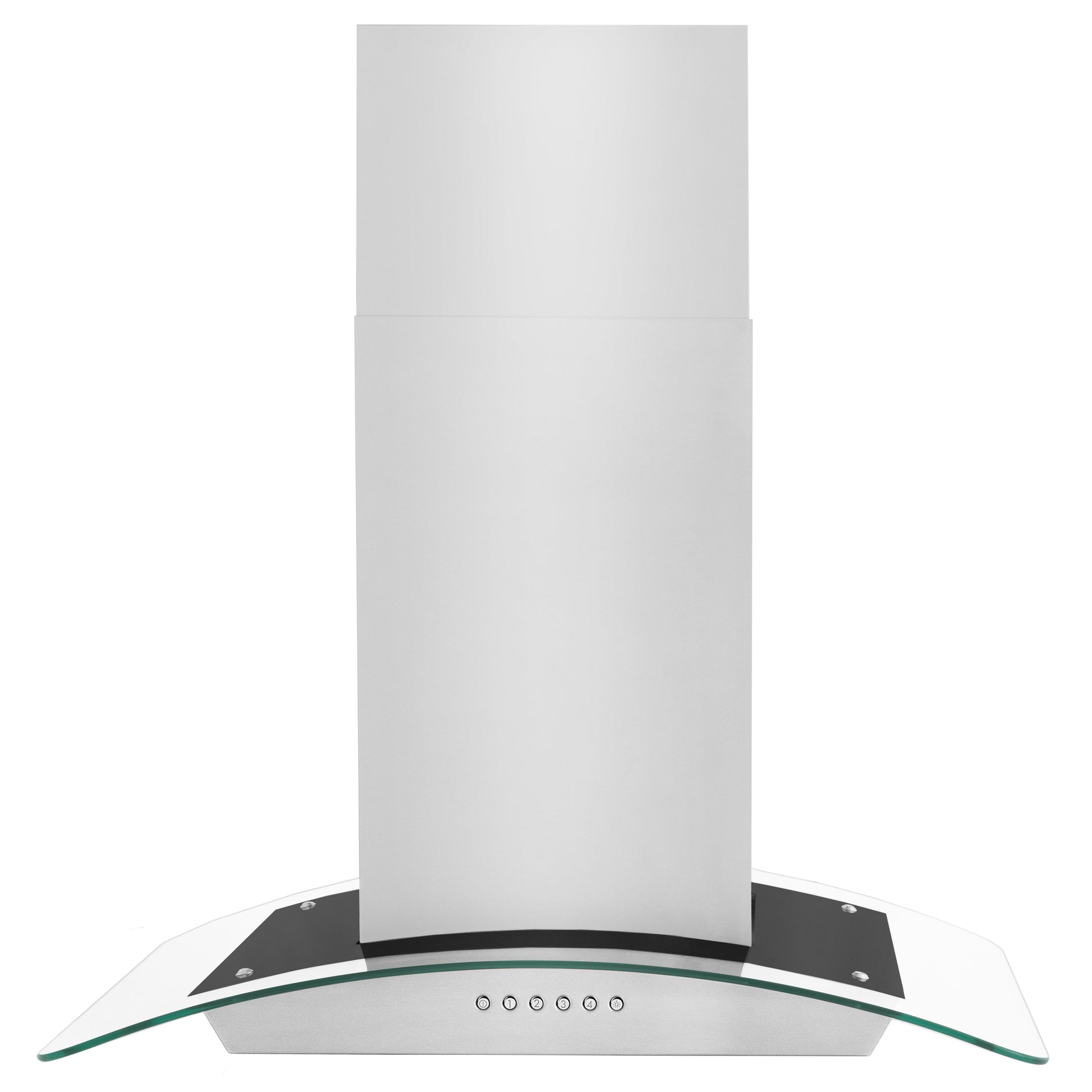 ZLINE 36” Alpine Series Convertible Island Mount Range Hood in Stainless Steel with Remote Control, LED lighting, and Dishwasher-Safe Baffle Filters (ALP70IS-36)