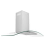 ZLINE 48" Convertible Vent Convertible Vent Wall Mount Range Hood in Stainless Steel & Glass (KN4-48)
