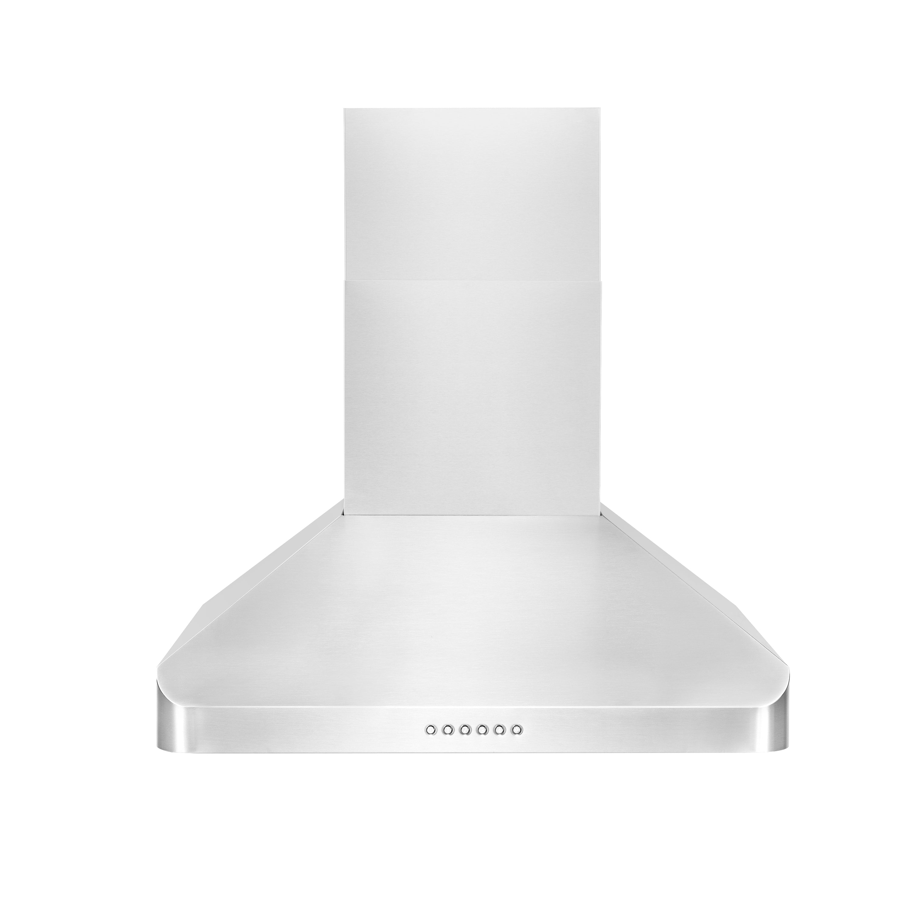 ZLINE 36” Alpine Series Wall Mount Range Hood in Stainless Steel with Remote Control, LED lighting, and Dishwasher-Safe Baffle Filters (ALP100WL-36)