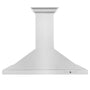 ZLINE 48" Convertible Vent Wall Mount Range Hood in Stainless Steel with Crown Molding (KBCRN-48)