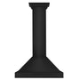 ZLINE 30 in. Convertible Black Stainless Steel Wall Mount Range Hood With Black Stainless Steel Handle (BSKB4X-30)