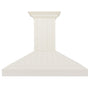ZLINE 30" Ducted Vent Wooden Convertible Vent Wall Mount Range Hood in Cottage White (KPTT-30)