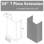 ZLINE 24" Chimney for 60" Under Cabinet Hoods (520/523/527-60-2FTEXT)