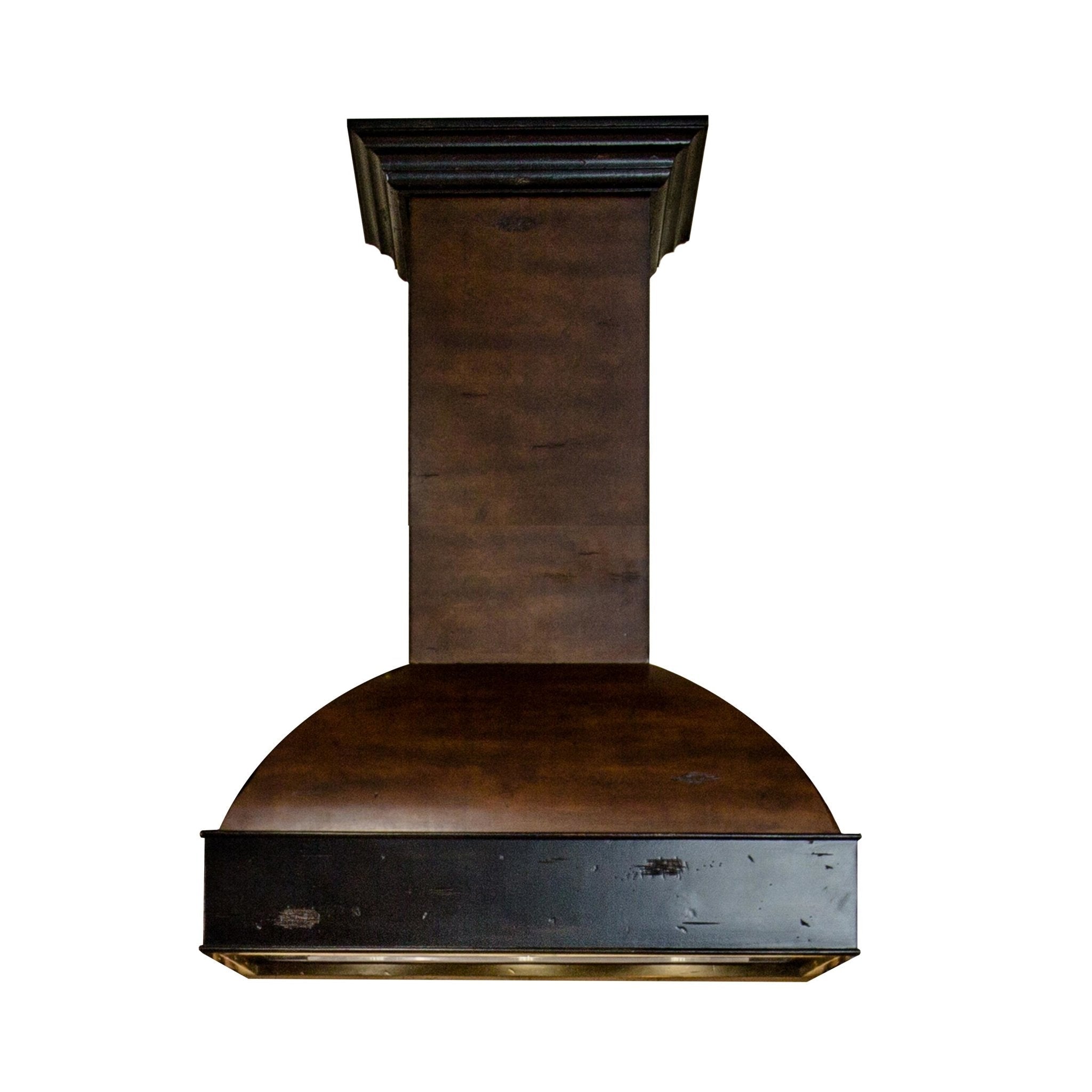 ZLINE 36" Ducted Wooden Wall Mount Range Hood in Antigua and Walnut (369AW-36)